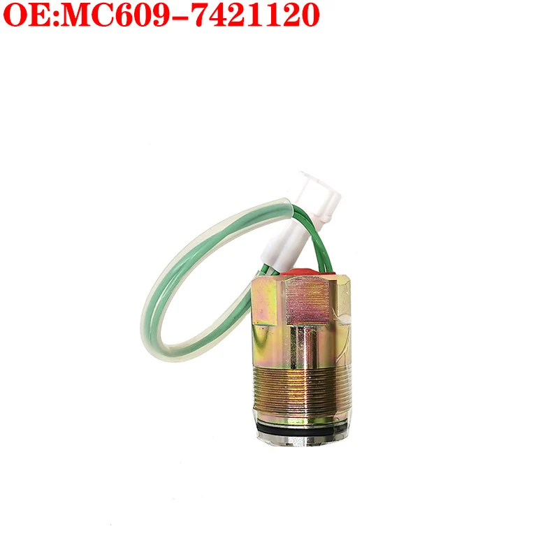 Good for R210-5 for Doosan for Daewoo DH200-5 DH200-6 for Kawasakii K3V112 Hydraulic Pump Solenoid Valve MC609-7421120