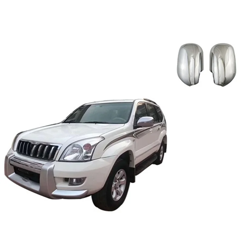 

Premium 1Pair Car Rear View Door Mirror Cover Auto Supplies Replacement Accessories For Toyota HIACE HILUX 4RUNNER
