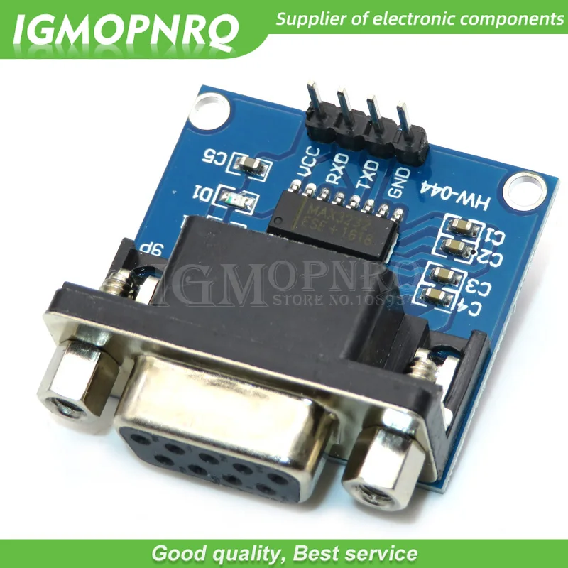 5 sztuk MAX3232 RS232 na TTL moduł konwertera portu szeregowego złącze DB9 MAX232 MAX-3232 RS-232
