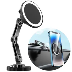 Compatible with MagSafe Car Mount, Magnetic Phone Holder for Car Dashboard, Home & Office Compatible with iPhone 15 14 13 12 Pro