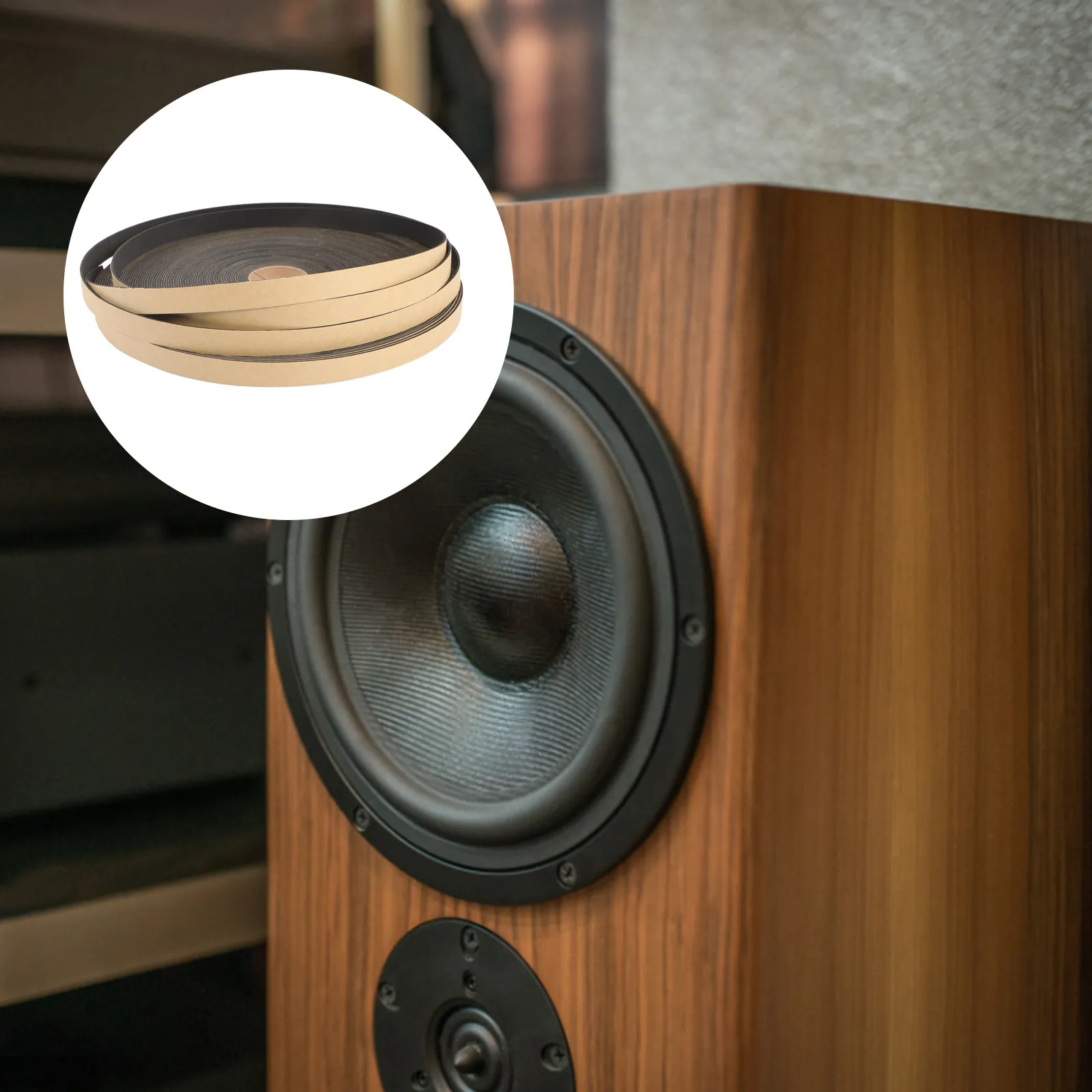 

1 Adhesive Sponge Sealing Strip for Doors Windows Furniture Cabinets Speakers Weatherproof Insulation Seal Tape