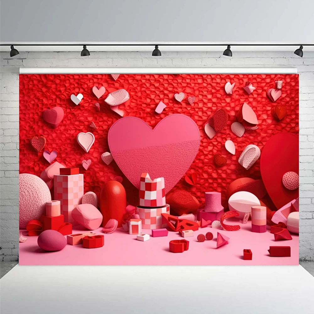 Милый фон на День святого Валентина, губная помада с сердечком, подарок, косметика, предложение, фон для свадебной фотографии, реквизит для фотостудии