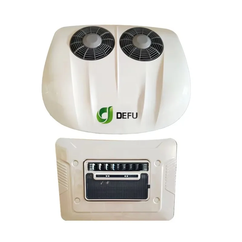 12 Volt Electric Rooftop RV Inverter Compressor 24V Cabin Parking Truck Caravan Air Conditioner 12v