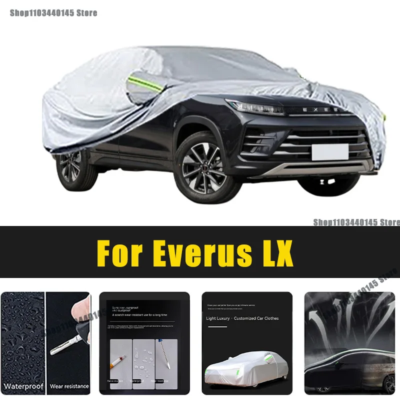 

Full Car Covers Outdoor Sun UV Protection Dust Rain Snow Oxford cover Protective For Everus LX Accessories