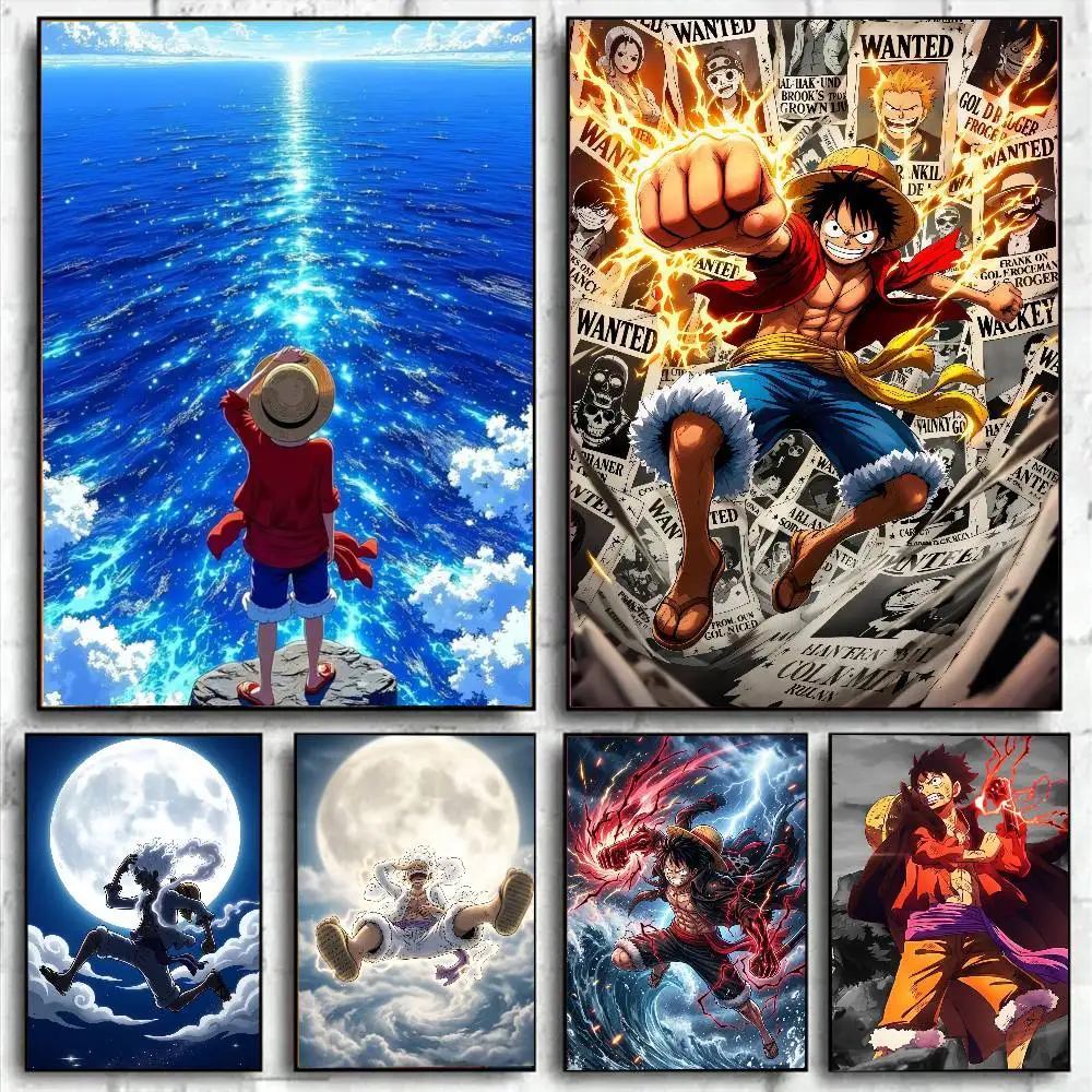 ملصقات جدارية (ستيكر) للوفي من أنمي "ون بيس" One Piece