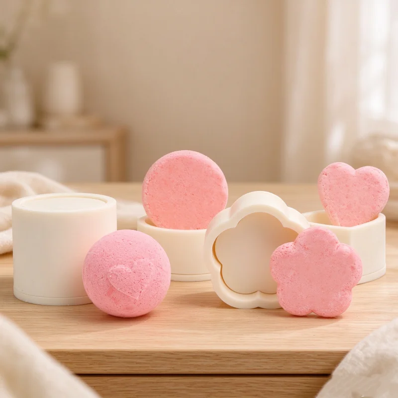 Bath Bomb Mold 3D Heart Round Ball Shampoo Press Bar Mold DIY Flower Shape Bath Fizz Ball Soap Mould Handmade Craft Making Tool