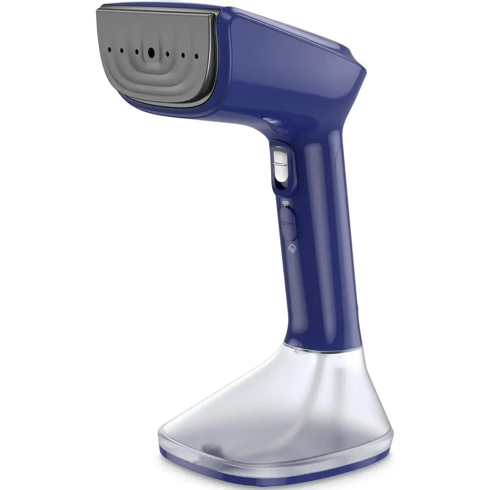 

Мощный отпариватель 1800 Вт, утюг для сухой и влажной глажки 2-в-1, быстрый нагрев, съемный резервуар, термостойкие перчатки, удаление складок, 120 В, черный