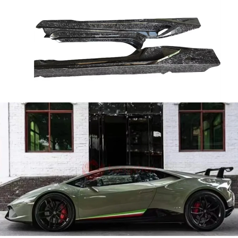 

High Quality Forged Carbon Fiber P-Style Side Skirt Body Kit Upgrade Modification for Lamborghini Huracan LP580 610