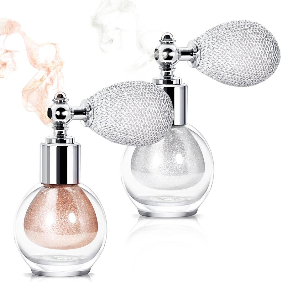 12 Color Smudge-Proof Waterproof Glitter Spray Waterproof High-Gloss Glitter Spray - Long-Lasting, Smudge-Proof for Face & Eyes,