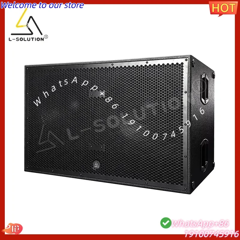 2026Hot L-solution Sub 8006 Dual 18" Active Subwoofer 4 Ohm 2500W Professional Stage & DJ Audio System