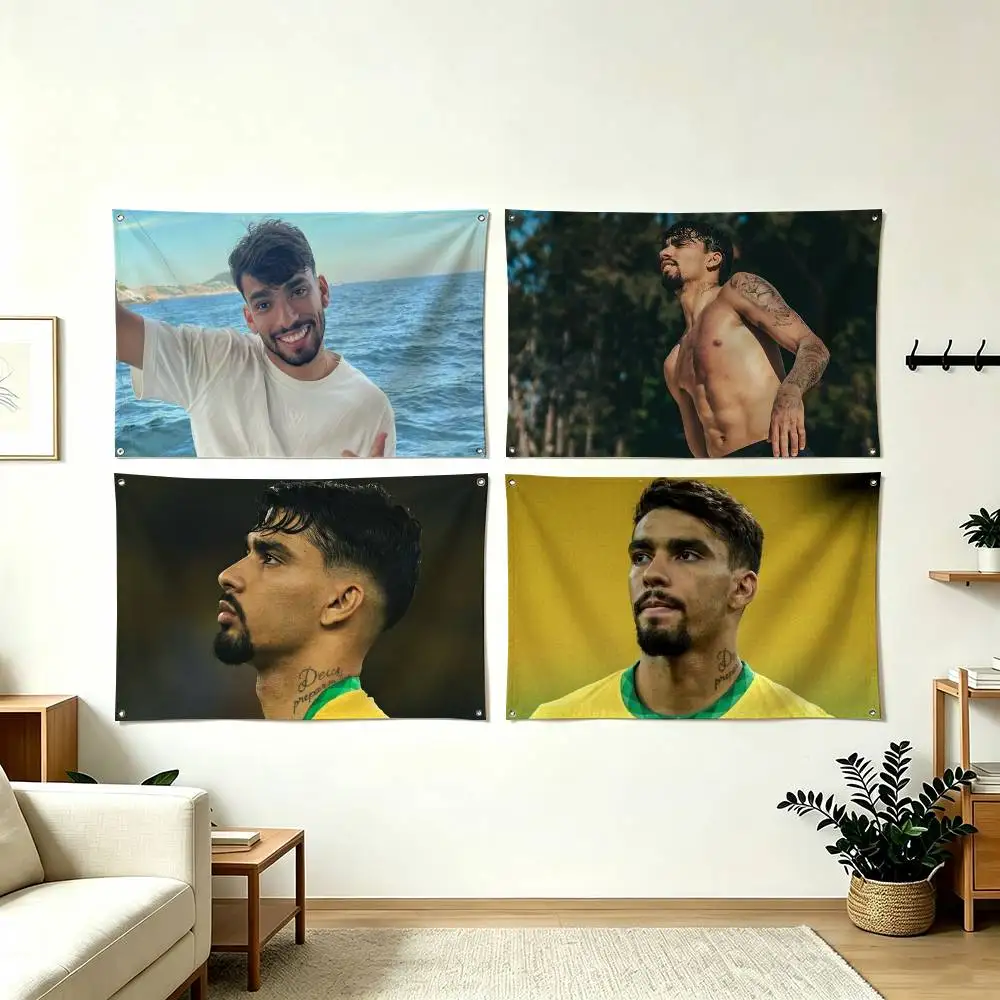 L-Lucas Paqueta Football Player Flag Suitable For Party Club Outdoor Interior Wall Decoration Banner Fans Gift