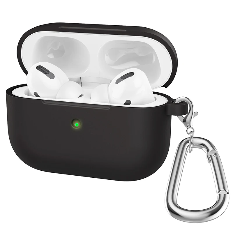 Capa de silicone para apple airpods pro 1 caso fone de ouvido para airpods pro 1 saco de carregamento sem fio bluetooth fone de ouvido capa protetora