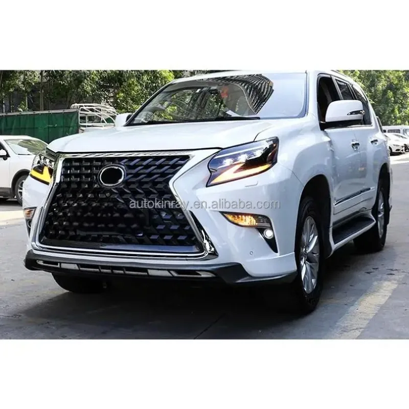 

Factory Hot Selling Bodykit for GX460 2010-2014 Upgrade to 2022 Car Body Kits Front Bumper LED Headlights Style Grille for