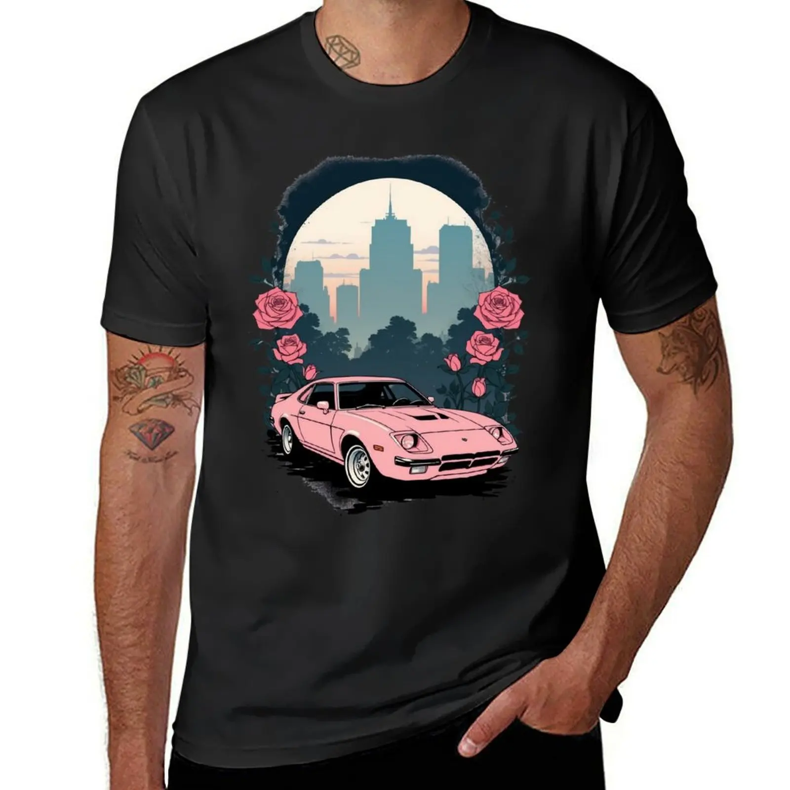 City Bouquet Drive T-Shirt plain graphics blacks men graphic t shirts