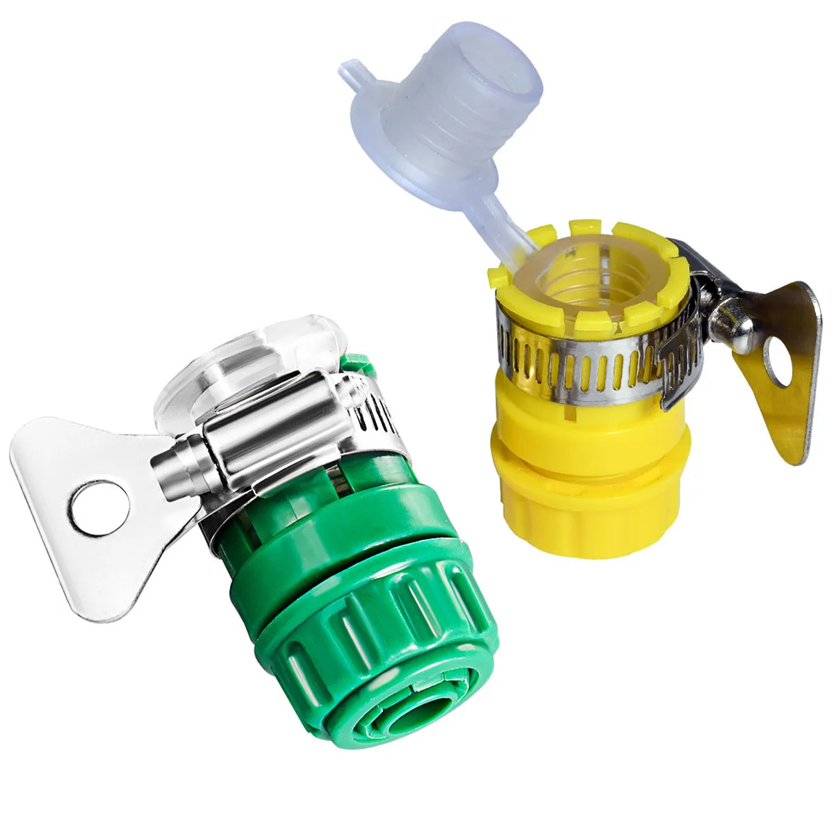 Micro Drip Irrigation Kit Self Watering System Water Tubing Adjustable Drippers/Fixed Stem Fitting Joint Faucet Connector