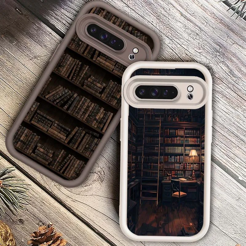 

Book Popular Art Pattern Phone Case For Google Pixel 9 8A 8 7 7A Pro XL 5G Eye Ladder Soft TPU Shockproof Cover