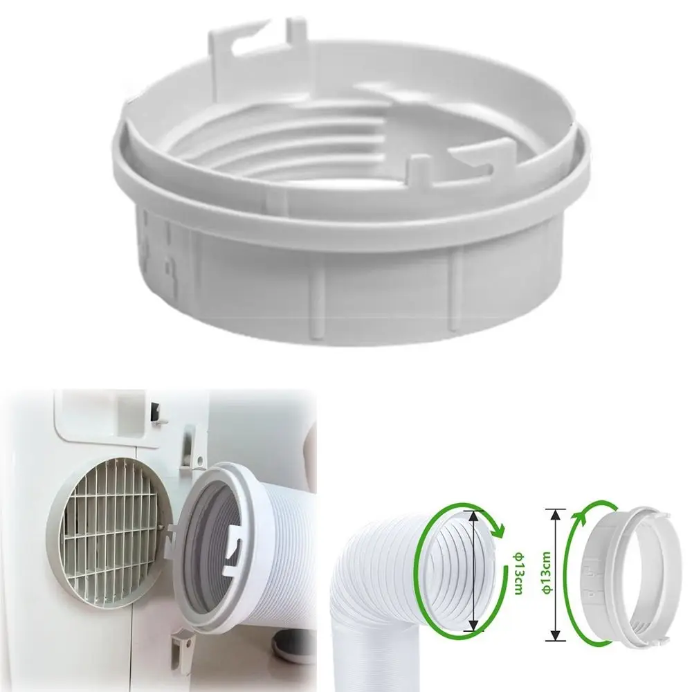 Vent Duct Adapter Mobile AC Duct Connector ABS Secure Fit Air Conditioner Connector Smooth Screw-On Connection
