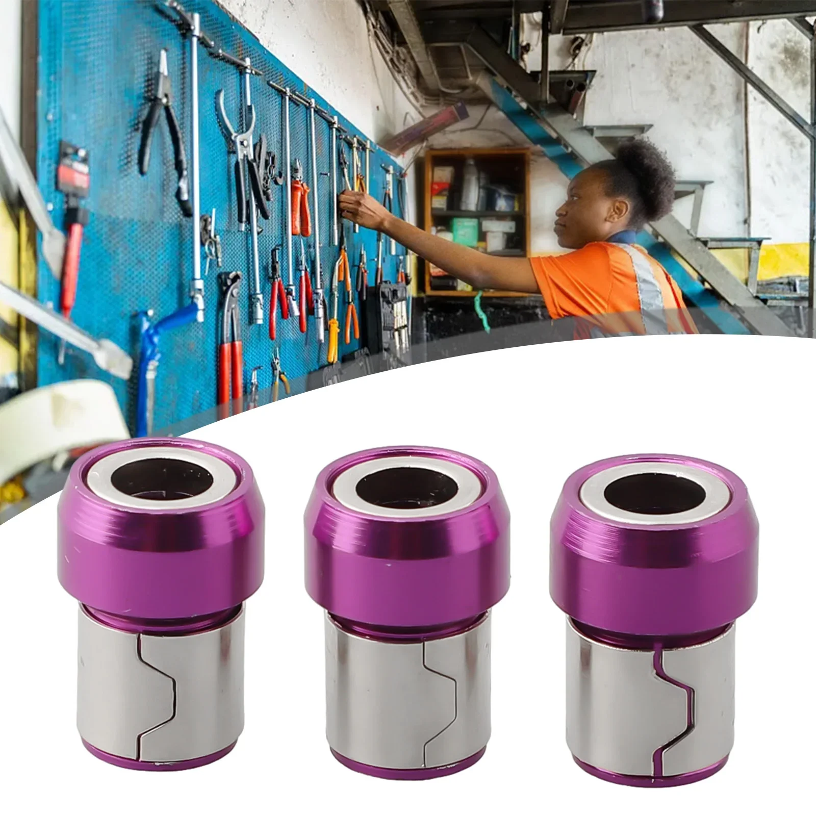 

Hand Tools Magnetic Ring Alloy Drill Bit Hexagon Screwdriver. Screwdriver Bits Strong Magnetizer Magnetic Ring