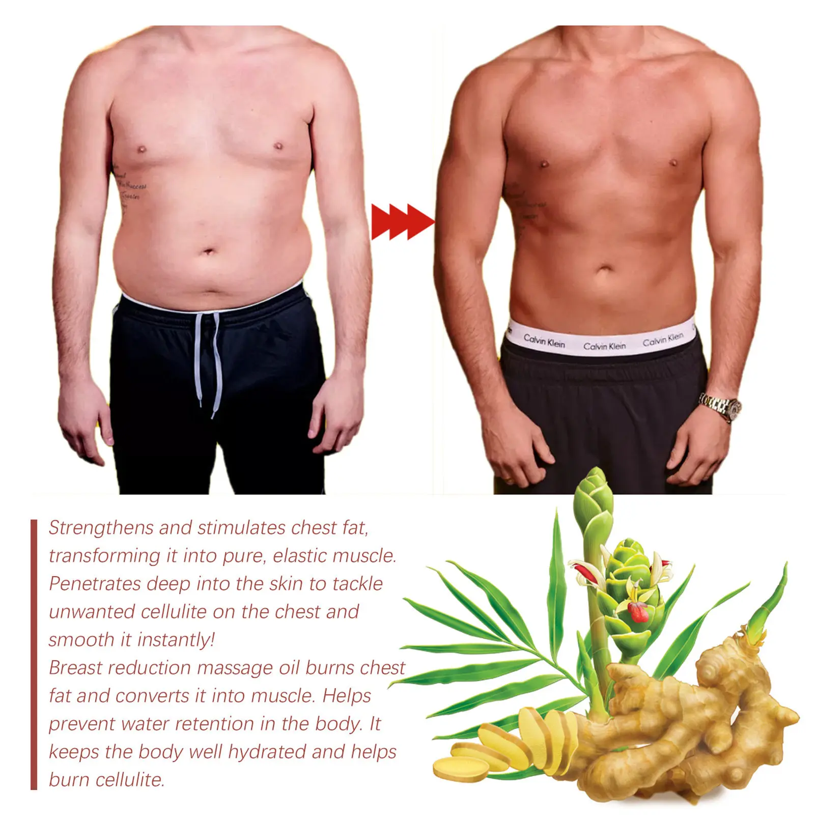 Anti-celulite Fat Burning Patch para homens, forma firme do corpo, anti-celulite, encolher o peito, fortalecer os músculos, fitness, cuidados de remoção de ginecomastia