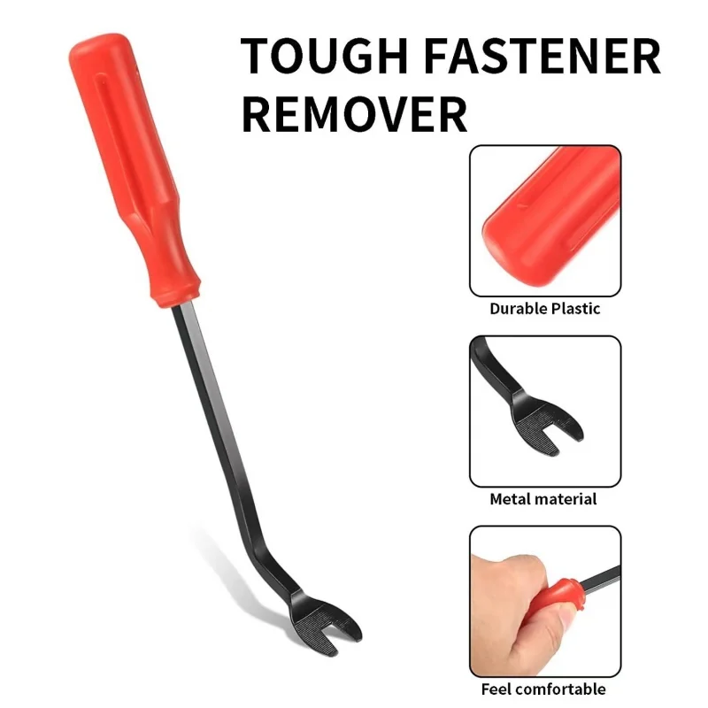 5 PCS Auto Trim Removal Tool Kit Nail Puller No-Scratch Removal Tool Kit for Car Clip Fastener Panel & Audio Dashboard Dismantle
