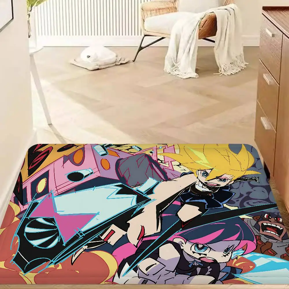 Cartoon P-Panty & Stocking Hallway Carpet Non-Slip Laundry Room Mat Laundry Decor Balcony Child Living Room Toilet Rug