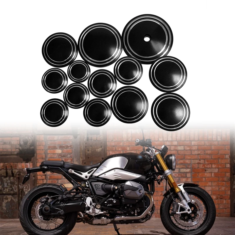 

R Nine T Frame Hole Caps Cover Plug Kit Decor Protection For BMW R NineT R9T Pure Racer Scrambler Urban G/S 2013-2021 Motorcycle