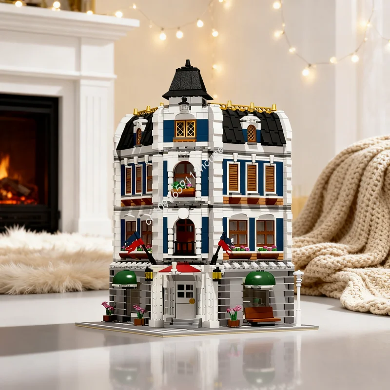 2587 قطعة MOC وحدات مقهى وحدات نموذج اللبنات العمارة الإبداعية هدية الكريسماس فكرة لعب الاطفال عيد ميلاد #1