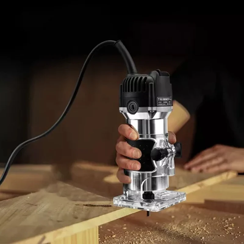 

Brushless 30000R/M 800W Portable Milling Plunge Mini Machine Power Tools Electric Laminate Edge Trimmer Wood Router