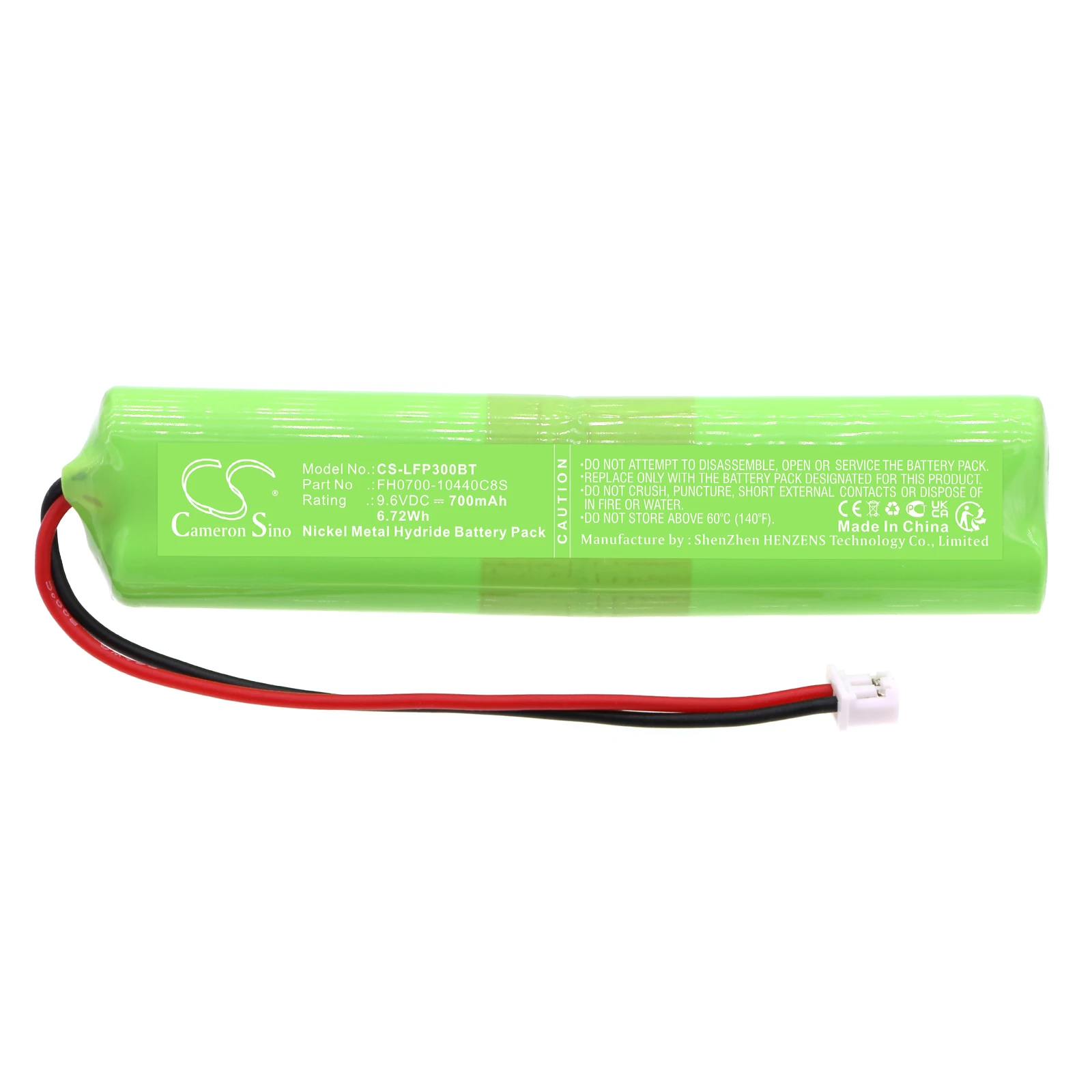 CS Replacement Battery For LifeSOS Radio Channel,Control Panel LS-30,LS-30 8SEH FH0700-10440C8S 700mAh / 6.72Wh Alarm System