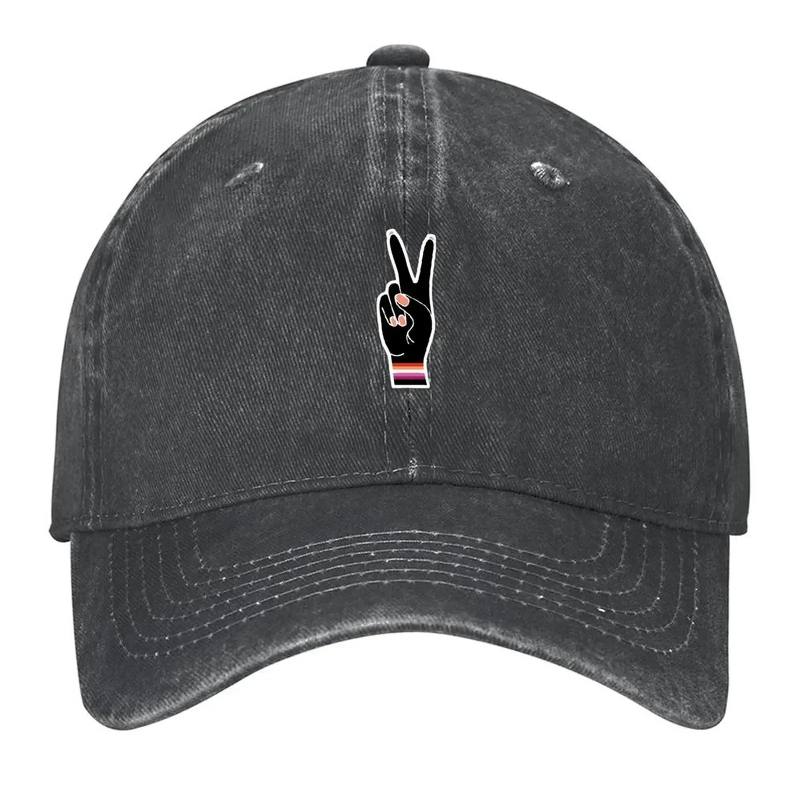 New Peace sign-sapphic (BDE SKDC) Baseball Cap Military Tactical Cap New In The Hat Golf birthday Men Caps Women's
