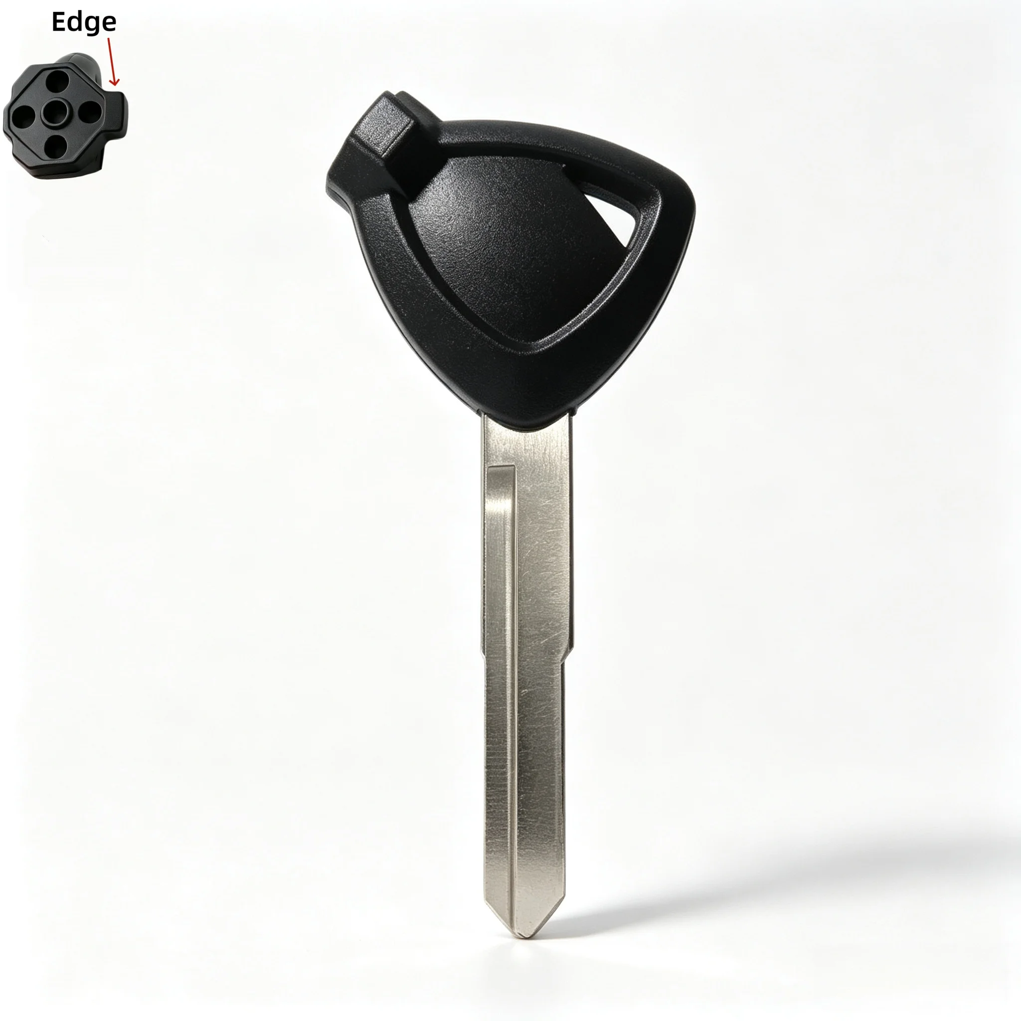 For SUZUKI AN200 AN250 AN400 AN650 Burgman AN125 Motorcycle Uncut Blank Replacement Key With Magnetic Anti‑theft