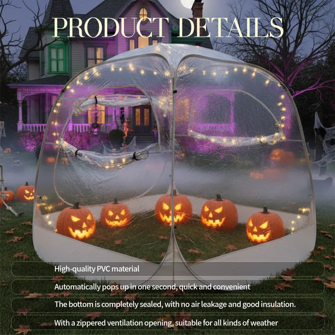 

Большая быстросборная палатка-пузырь, портативная уличная палатка-иглу, устойчивая к экстремальным холодам, зимнее убежище для кемпинга и использования на заднем дворе