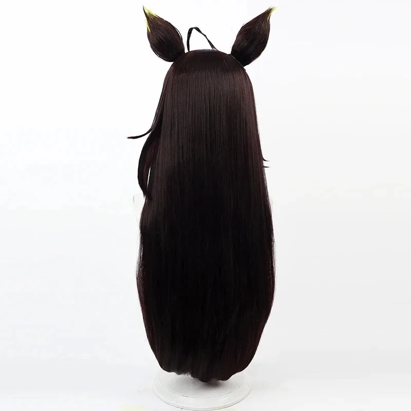 Uma Musume Pretty Derby Dream Journey-Peluca de Cosplay de 80CM de largo, pelo sintético resistente al calor, juego de rol para fiesta de Halloween