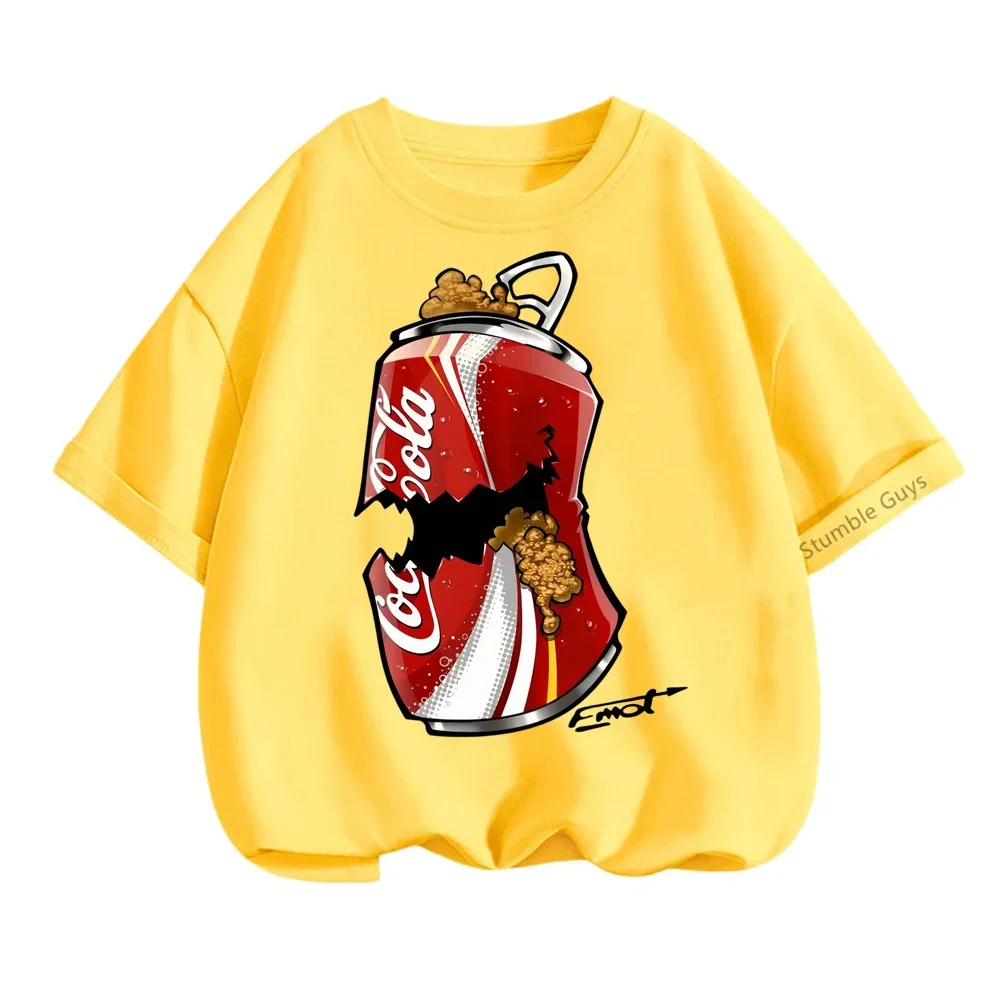 Coca Cola Kids Clothes Girls Clothing Boys Clothes Summer Children Stitch Tshirt Suit