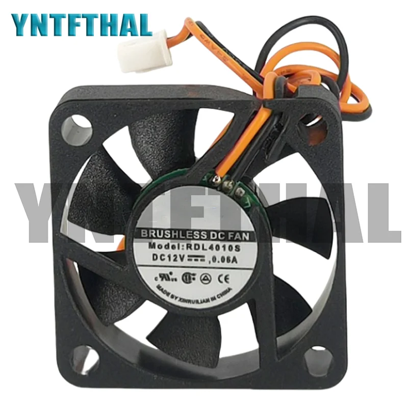 RDL4010S 12V 0.06A  40*40*10MM  Two Lines Cooling Fan