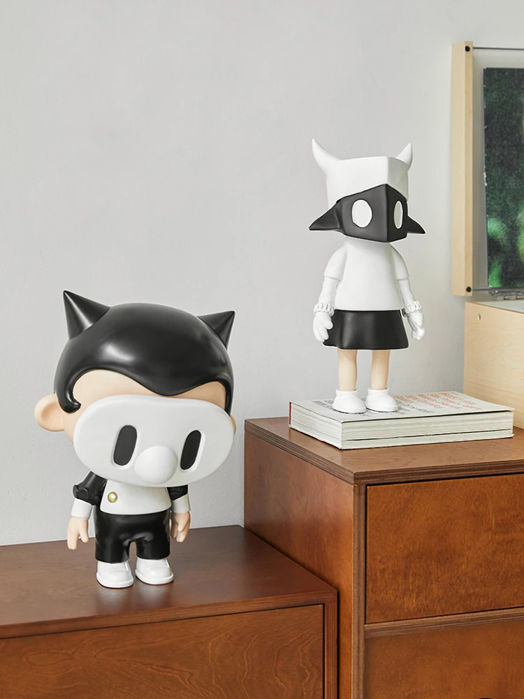Creative Cartoon Figurine,Ornament,Luxury Living Room,TV Cabinet,Foyer,Office Desktop,Accessories Decoration,Statuette Gift