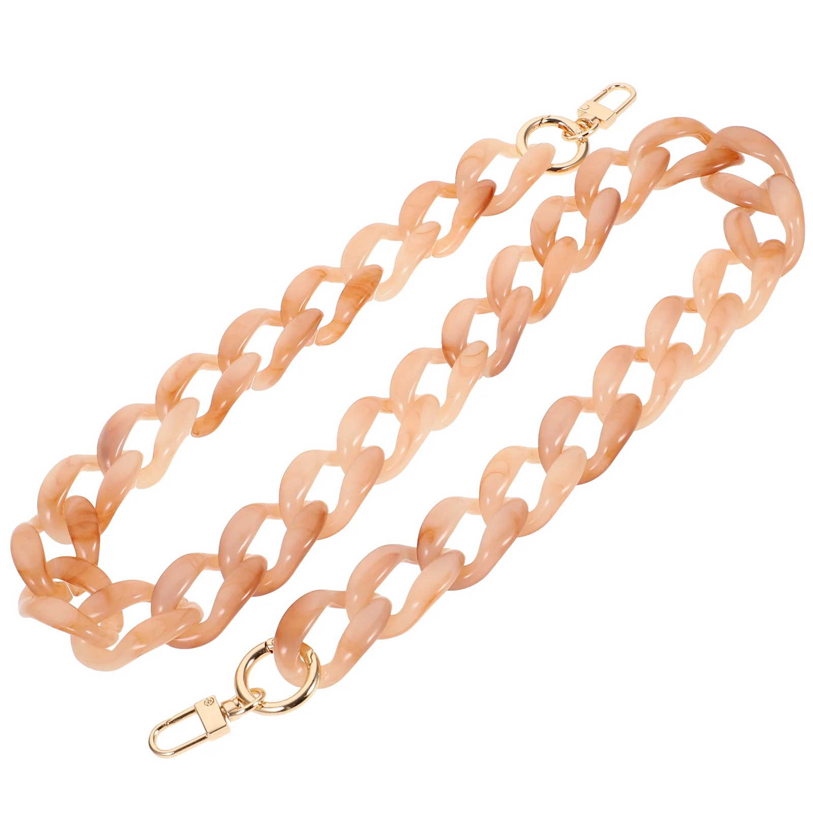 الاكريليك هيكل السمكة حقيبة سلسلة استبدال قوي انفصال محفظة حزام الكتف حقيبة يد كروس سلسلة DIY حقيبة التبعي #6