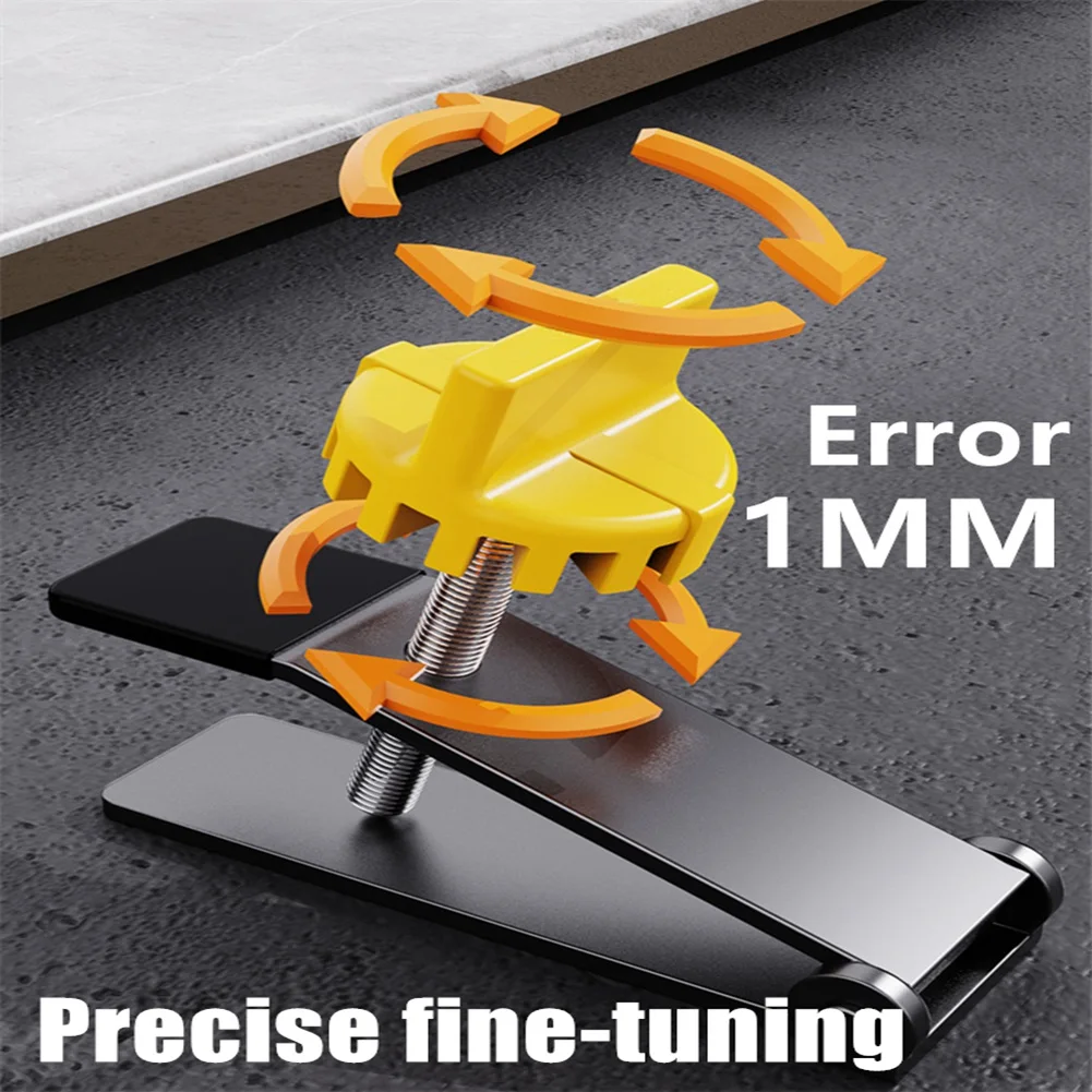 10Pcs Set Manual Tile Locator Wall Tiles Height Regulator Adjustment Positioner Leveler Rising Construction Tools