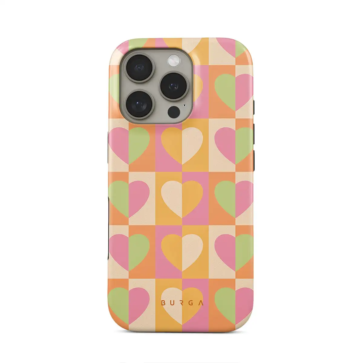 

BURGA Summer Love Phone Case for iPhone 16 15 14 13 12 11 Pro Max X XS XR XSMax 7 8 Plus Glossy Film Hard PC Cover