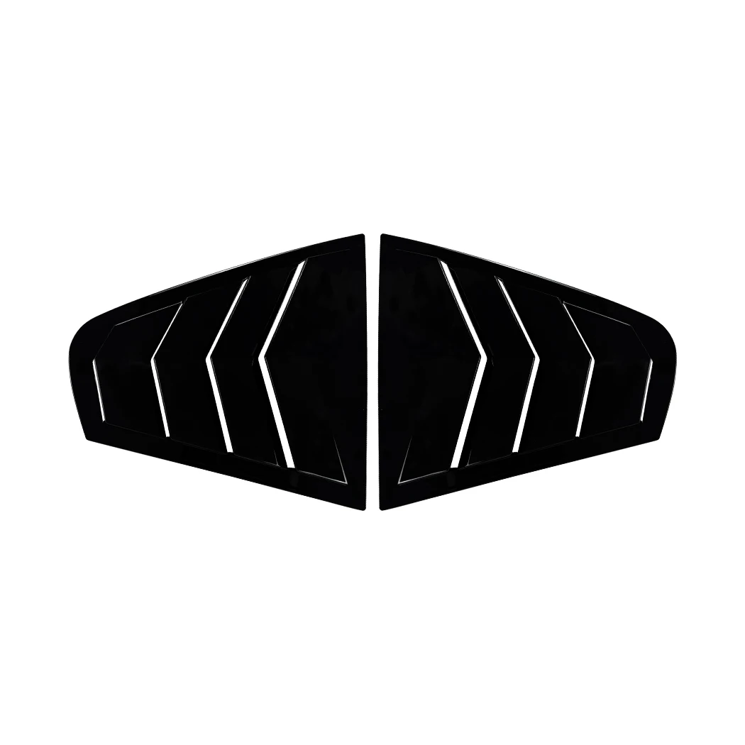 Rear Window Side Vent Shutter Louver Cover Trim Car Accessories For Volkswagen Jetta MK6 2011-2018