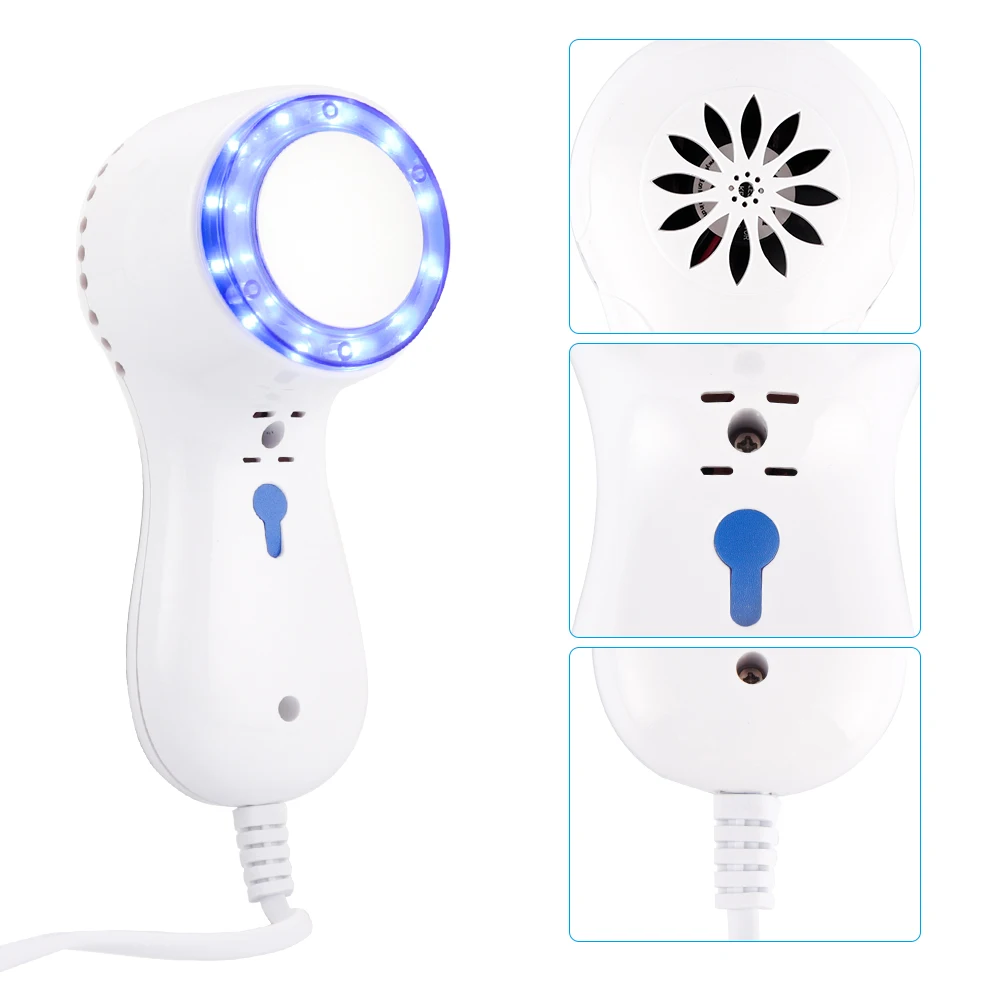 Máquina de enfriamiento de la piel, compresa fría, fotones azules, cuidado calmante, enfriador de hielo Facial, Reduce la hinchazón del Edema, reduce la calma los poros