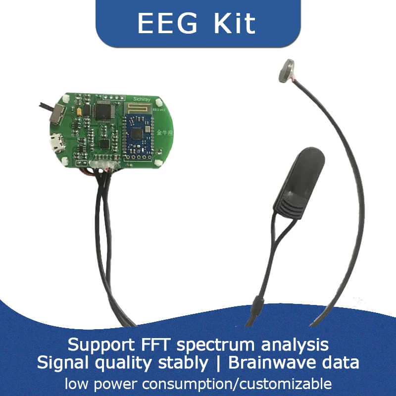 New Taurus 4.0 TGAM Brainwave Sensor Module Development Kit Neurosky EEG Control Headband Mindwave Feesback Headset Biosensor