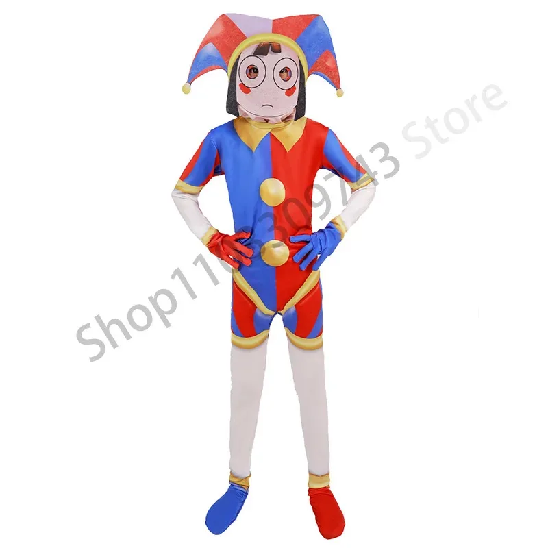 New Magic Kane Digital Circus 코스프레 romper 쇼 Romper Pamney Clown 의상 참신
