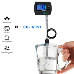 Digital Water Quality Online Monitor PH Meter Acidimeter Analyzer Professional Accurate PH Tester for Aquarium Swimming Pool