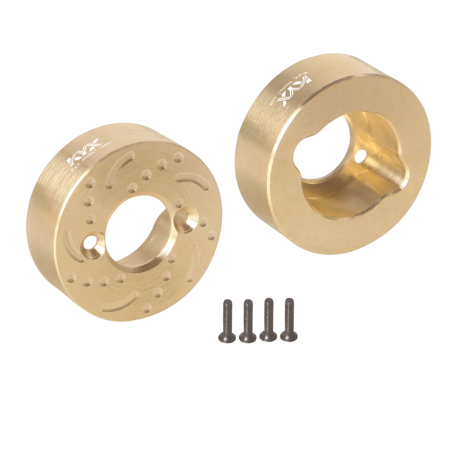 KYX Racing Brass Heavy Weight Rear Axle Weight Block Counterweights Upgrades Parts for 1/30 RC Crawler Car Axial SCX30
