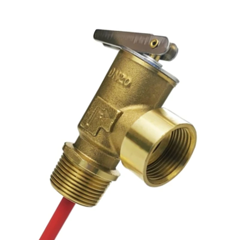 RV Automatic Safety Relief Valve 3/4Inch NPT For Hot Water Heater Temperature Pressure Relief Valve Safety Valve 150PSI