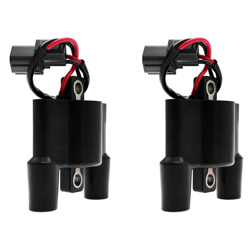 2X Ignition Coil For Kawasaki STX 15F F6T557 63P-82310-01-00 60E-82310-00-00