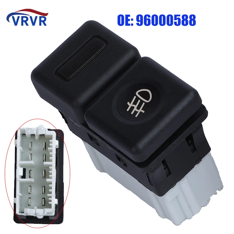 VRVR 96000588 Fog Cargo Lamp Control Switch For Peugeot 405