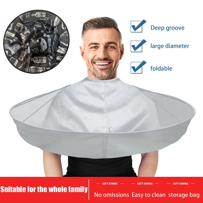 

1PC Professional Salon Grade Hairdressing Cloak Non Stick Adjustable Neck Hairdressing Wrap Suitable For Stylist And Hairdresser