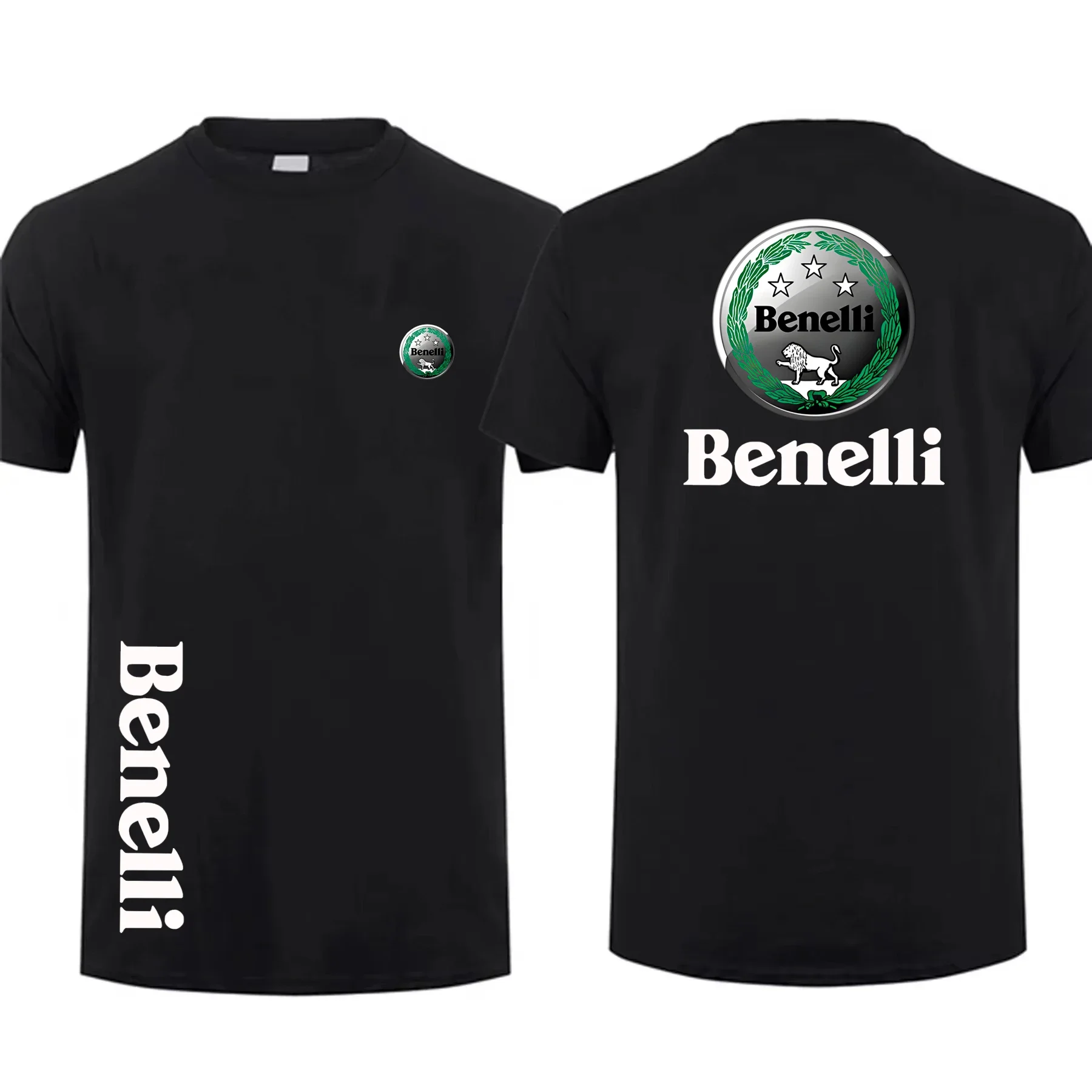 

Новинка 2025 года Benellis TRK 502X MOTORCYCLE, мужская футболка большого размера с коротким рукавом, свободные топы, брендовая повседневная уличная футболка высокого качества